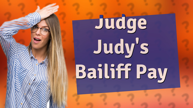 Judge Judy's Bailiff Pay