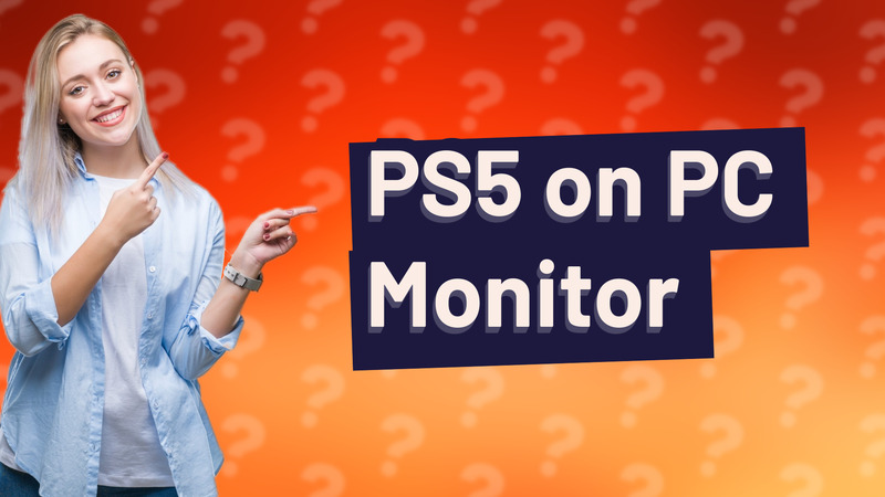 PS5 on PC Monitor