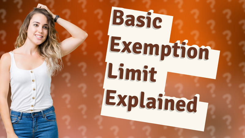 Basic Exemption Limit Explained