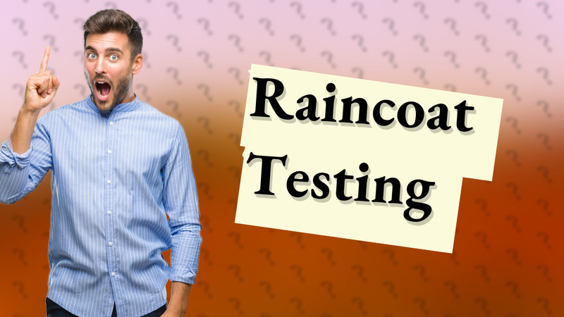 Raincoat Testing