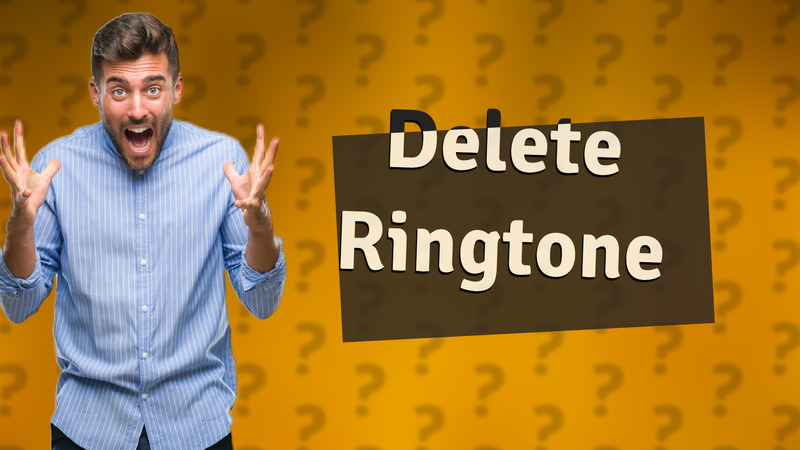 Delete Ringtone