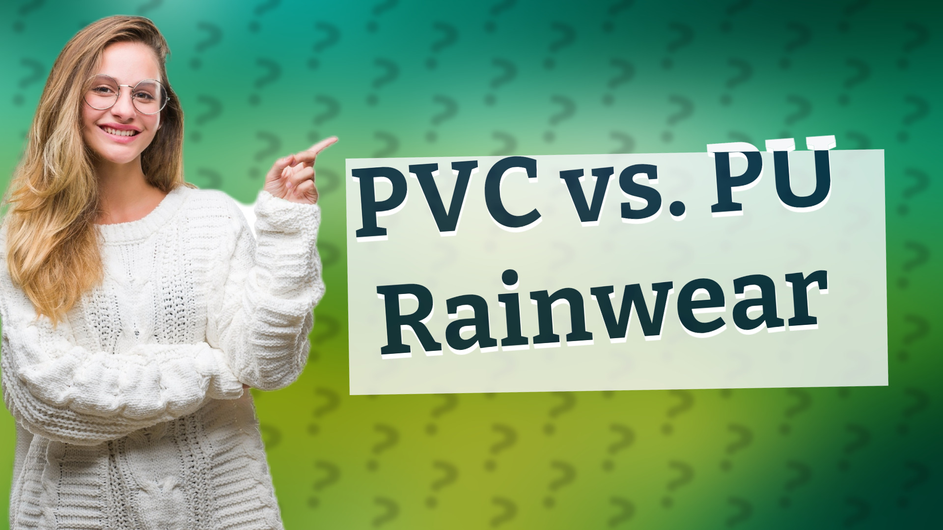 PVC vs. PU Rainwear
