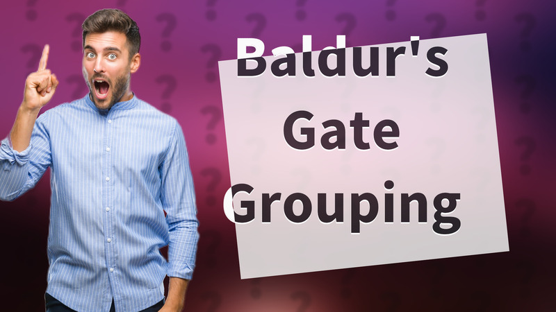 Baldur's Gate Grouping