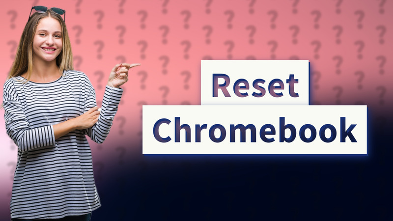 Reset Chromebook