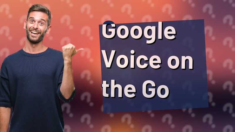 Google Voice on the Go