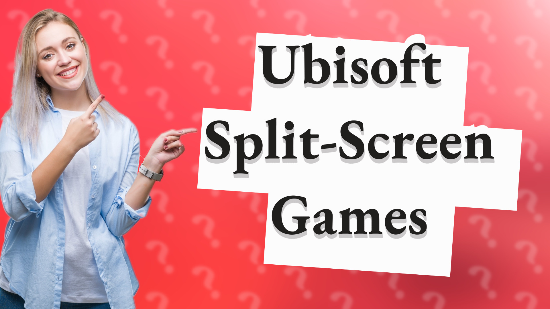 Ubisoft Split-Screen Games