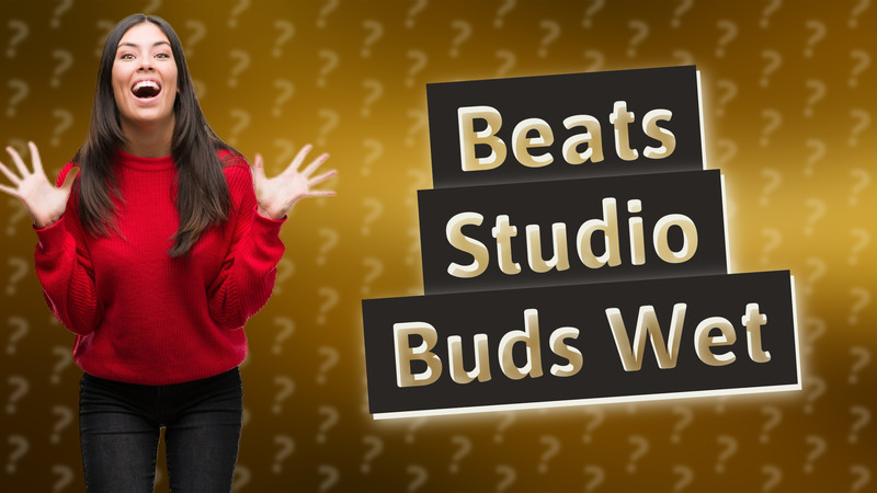 Beats Studio Buds Wet