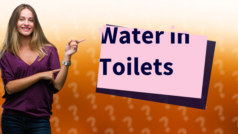 Water in Toilets