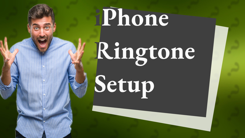 iPhone Ringtone Setup