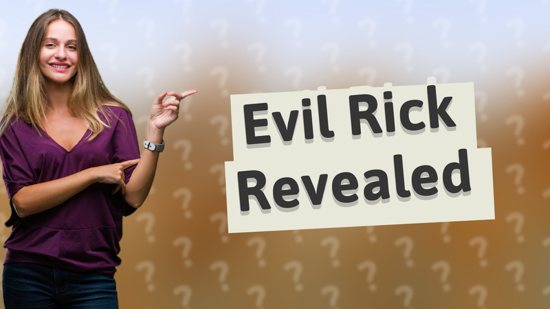 Evil Rick Revealed