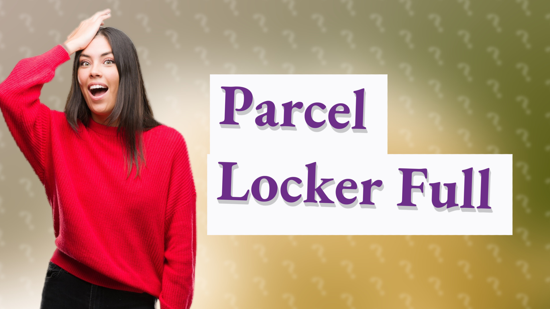 Parcel Locker Full
