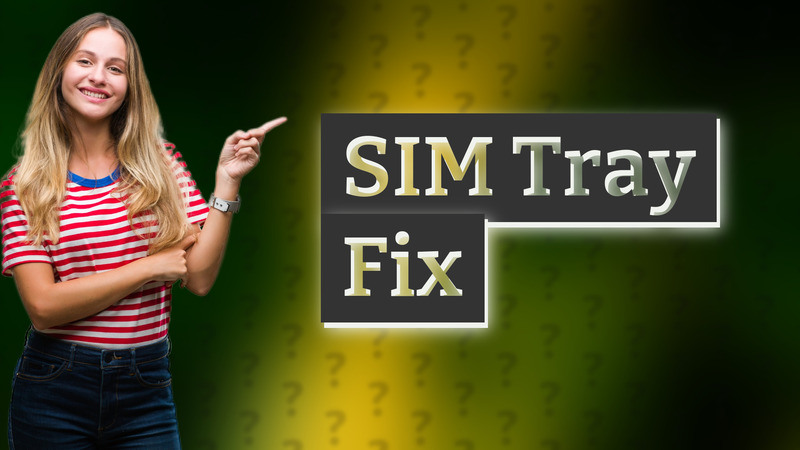SIM Tray Fix