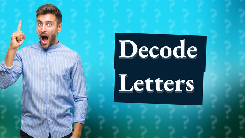 Decode Letters