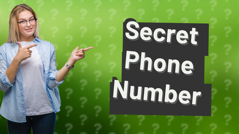 Secret Phone Number