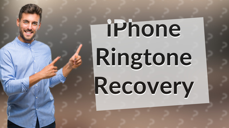 iPhone Ringtone Recovery