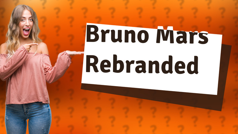 Bruno Mars Rebranded