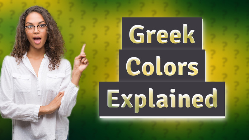Greek Colors Explained