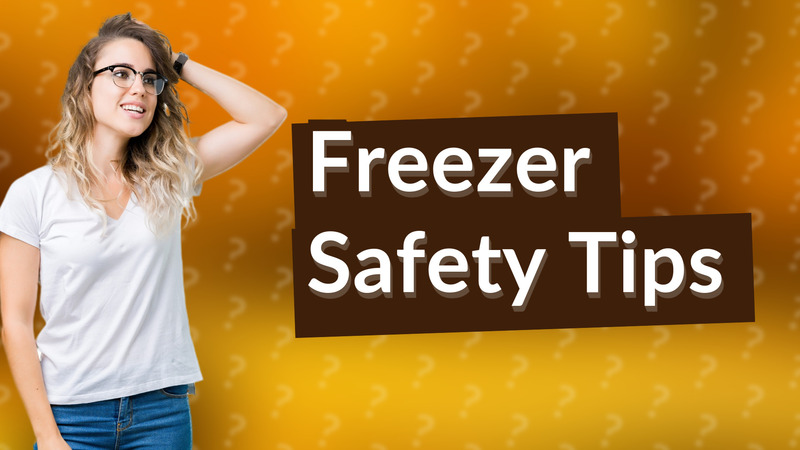 Freezer Safety Tips