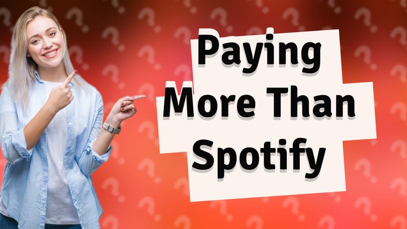 Paying More Than Spotify