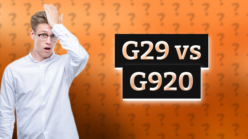G29 vs G920