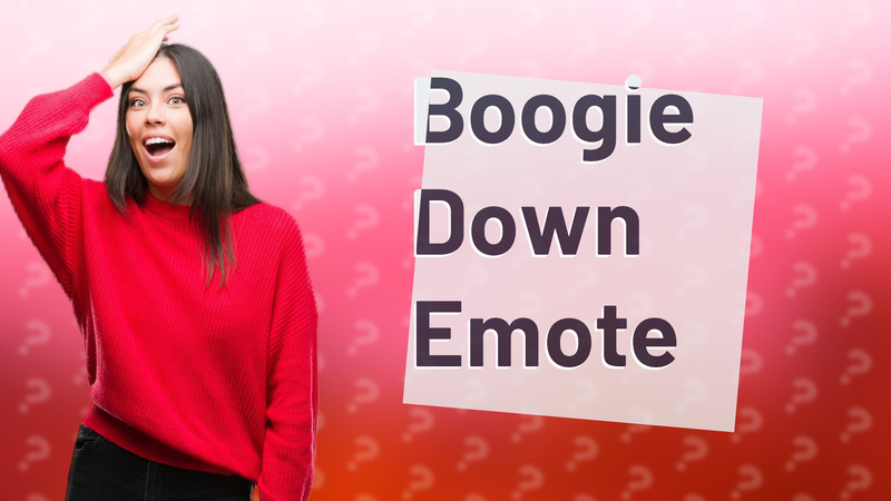 Boogie Down Emote