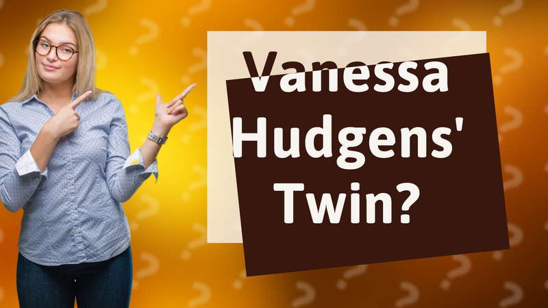 Vanessa Hudgens' Twin?