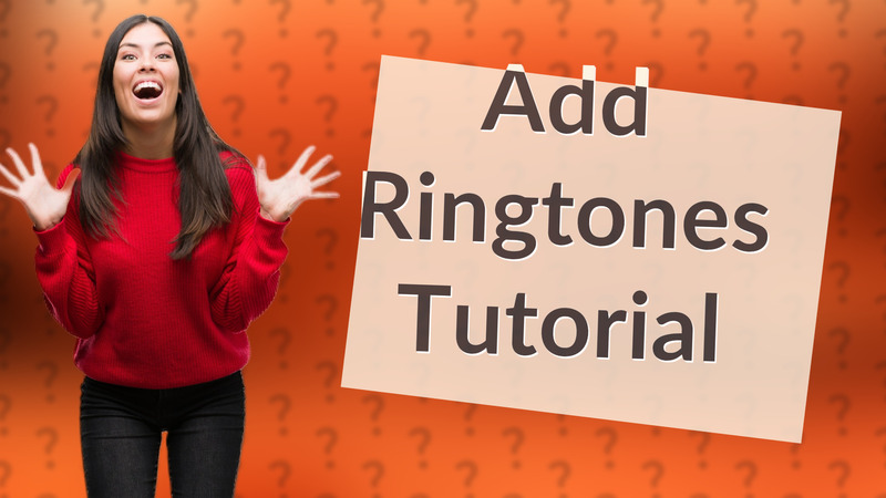 Add Ringtones Tutorial