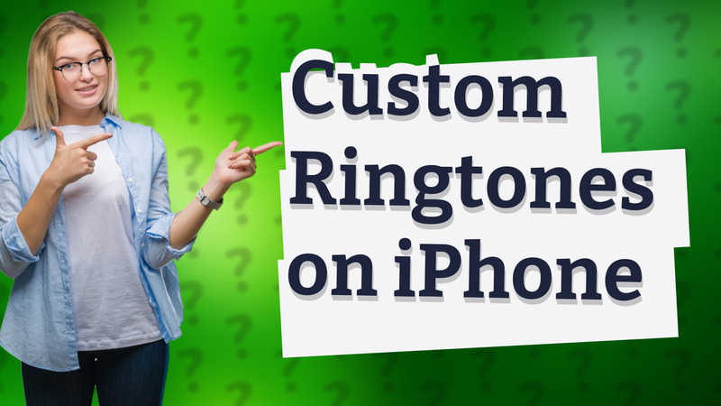 Custom Ringtones on iPhone