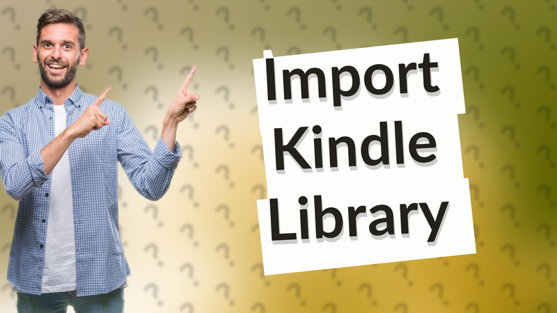 Import Kindle Library