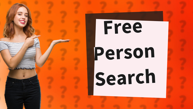 Free Person Search