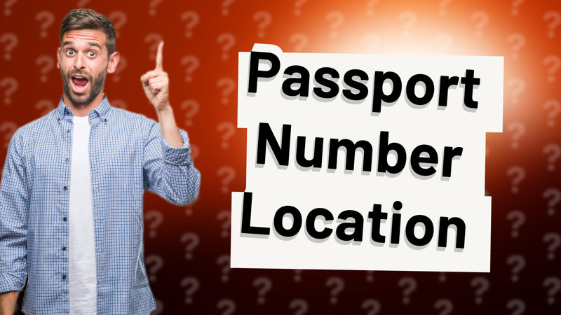 Passport Number Location