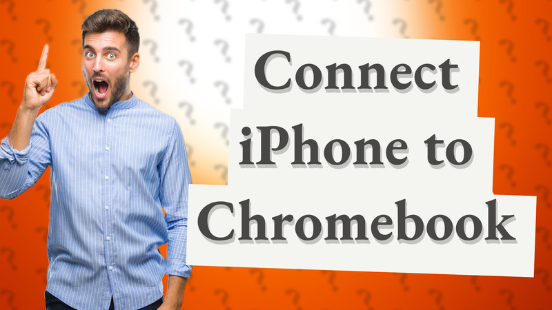 Connect iPhone to Chromebook