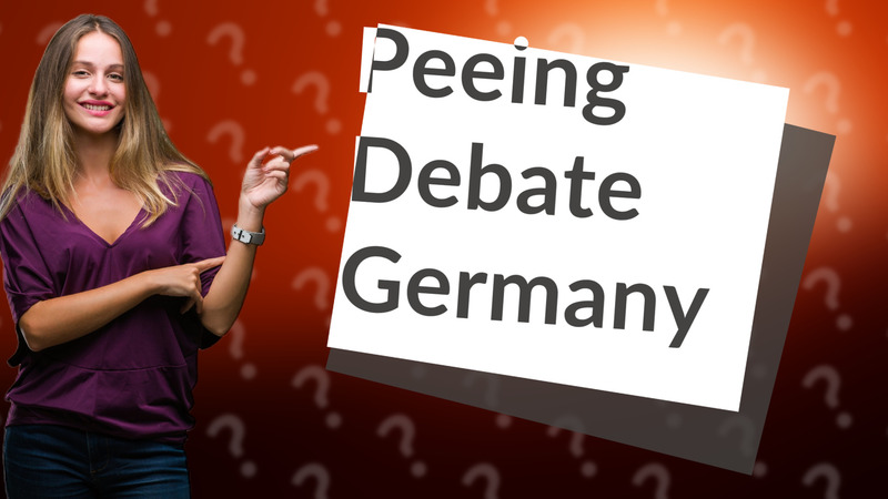Peeing Debate Germany