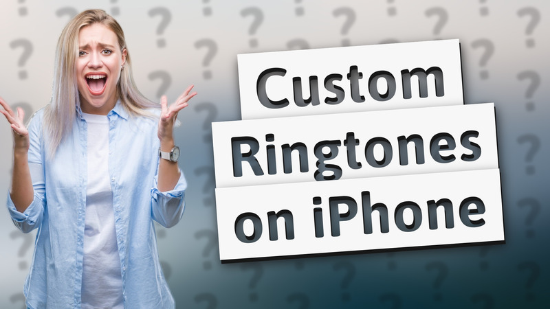 Custom Ringtones on iPhone