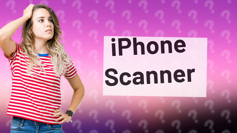iPhone Scanner