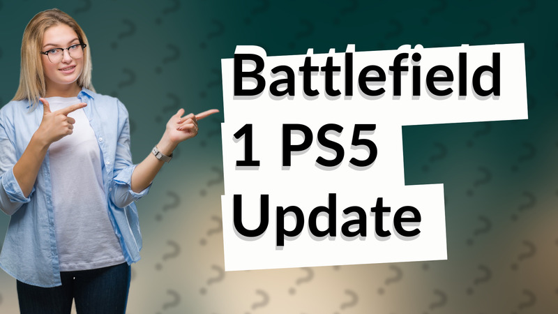 Battlefield 1 PS5 Update