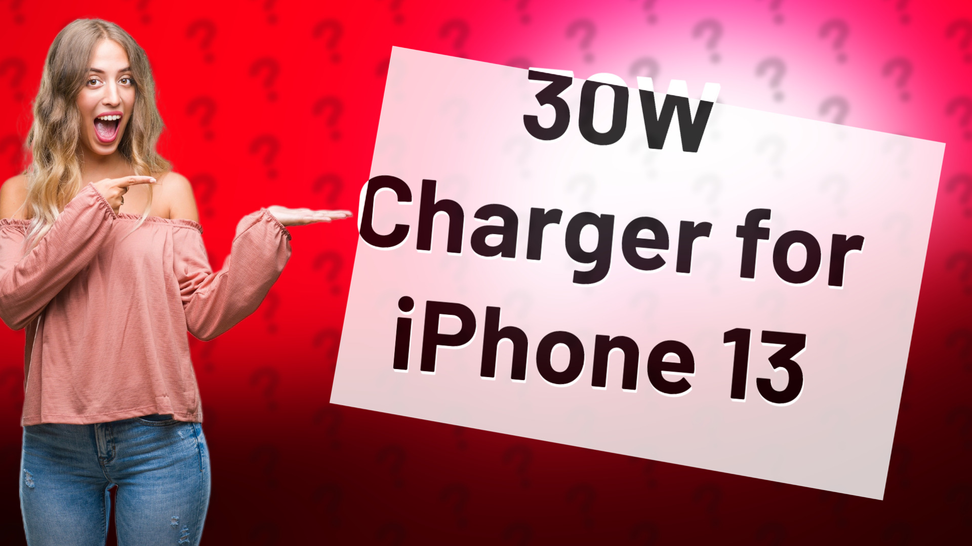 30W Charger for iPhone 13