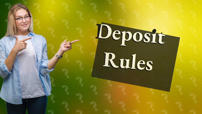 Deposit Rules