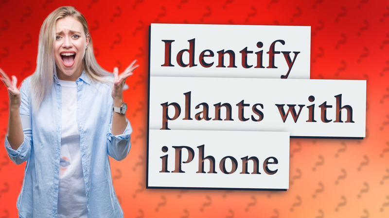 Identify plants with iPhone
