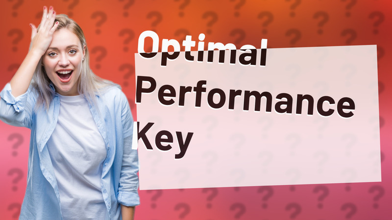 Optimal Performance Key