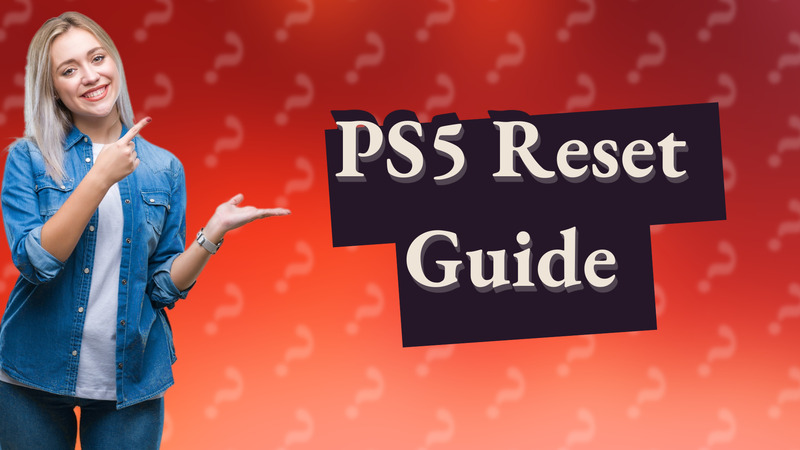 PS5 Reset Guide