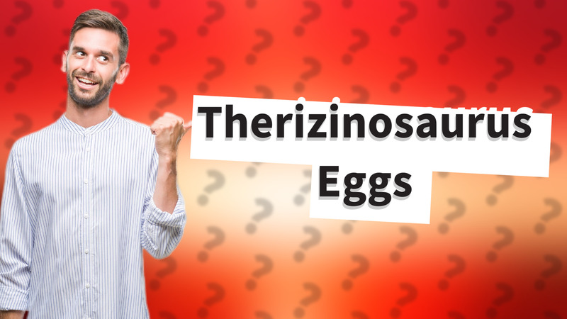 Therizinosaurus Eggs