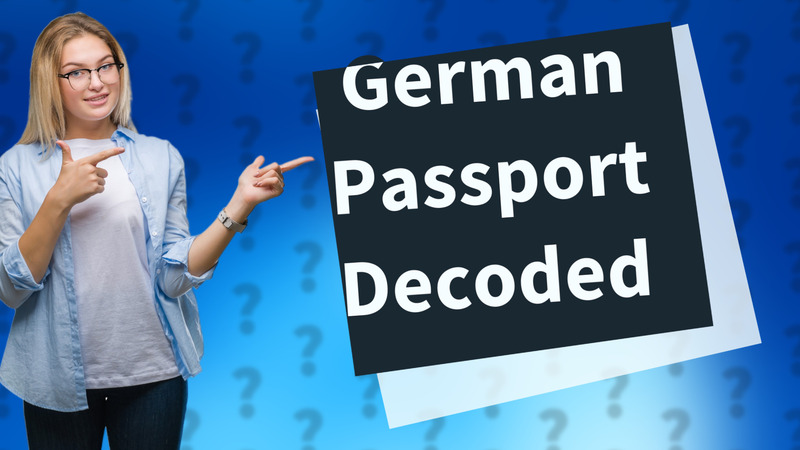 German Passport Decoded