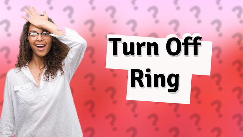 Turn Off Ring