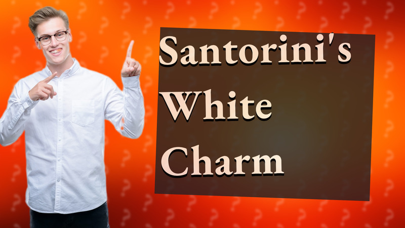 Santorini's White Charm