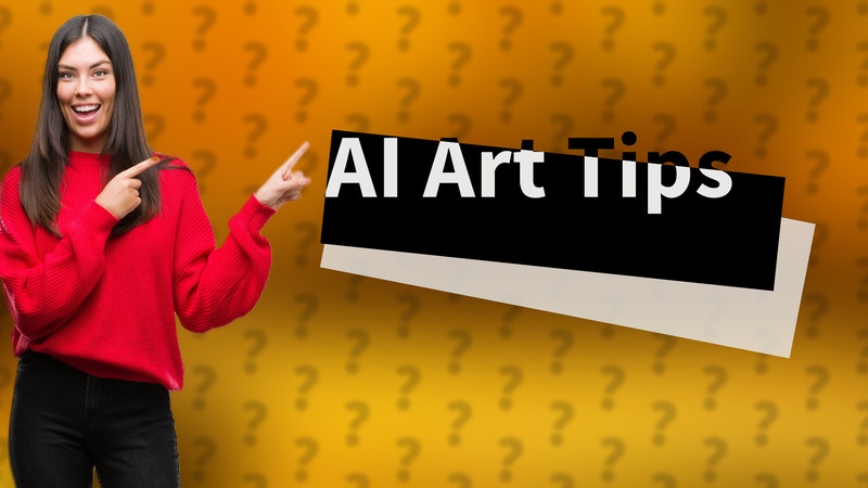 AI Art Tips