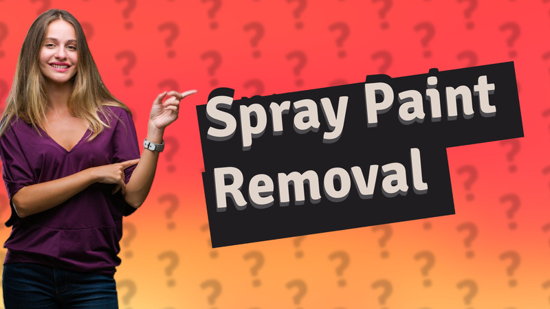 Spray Paint Removal