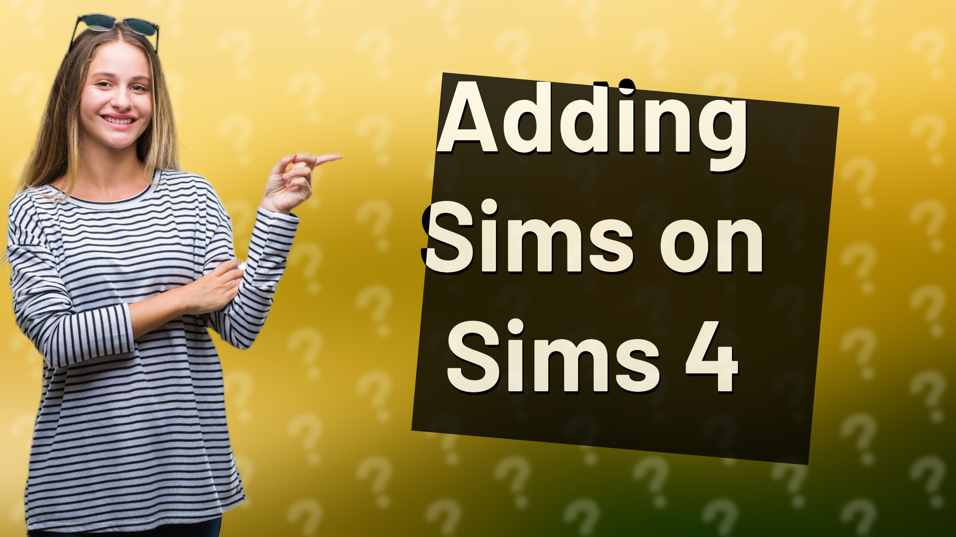 Adding Sims on Sims 4