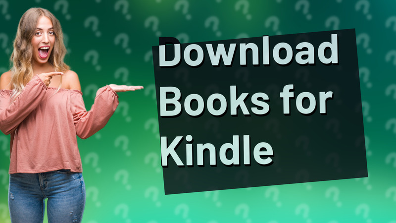 Download Books for Kindle