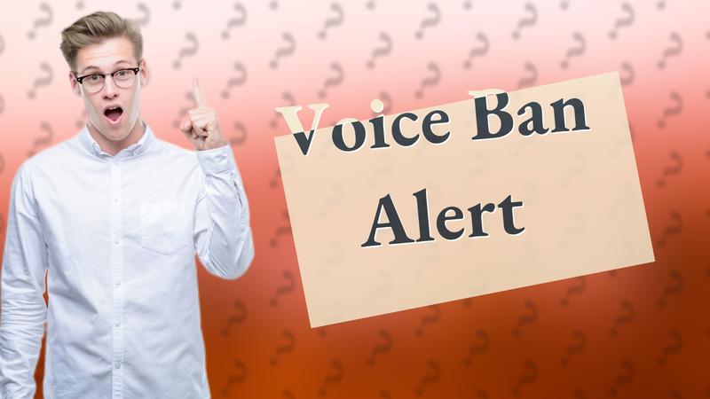 Voice Ban Alert